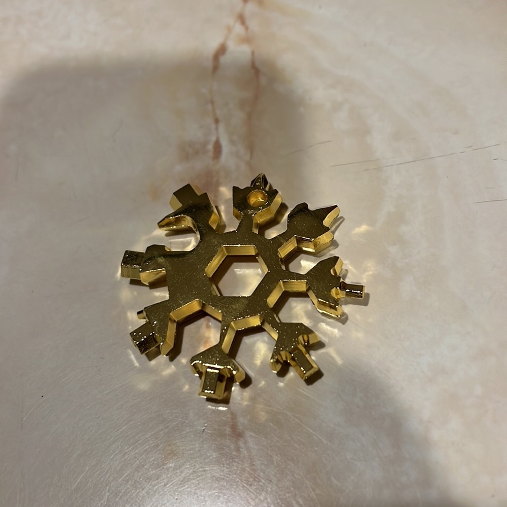 NIB stainless steel Snowflake screw tool